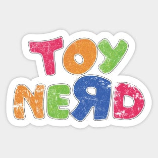 Toy NeЯd (distressed) Sticker